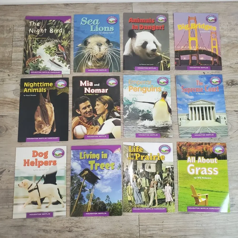 Lot of 63 Houghton Mifflin 3rd Grade Leveled Readers Homeschool Books Paperback